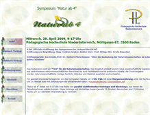 Tablet Screenshot of naturab4.ph-noe.ac.at